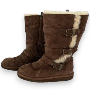 UGG Boots Size 4* Brown Suede with Buckles* Vintage